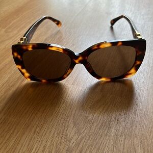 CHANEL Heart charm sunglasses